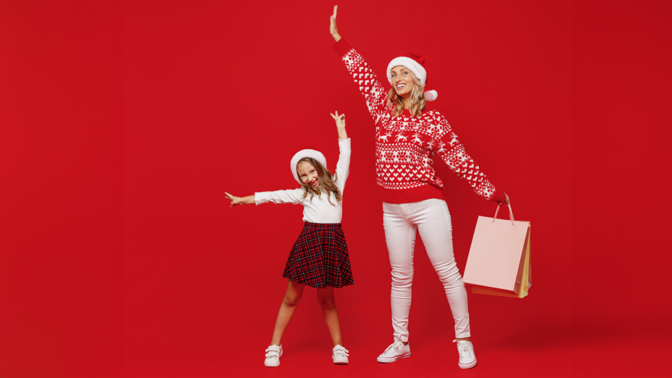 Holiday image of Mom and Daughter Shopping