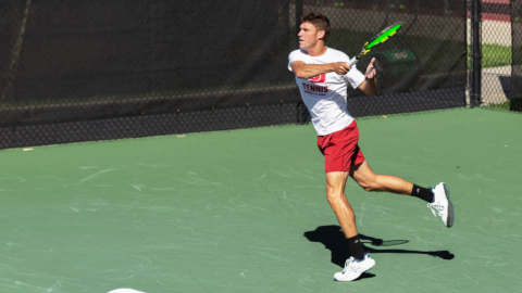 club greenwood tennis pro mitch stewart playing in the colorado state open