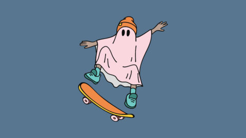skateboard club, ghost riding skateboard